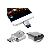 7744 Usb Type C 3.1 To Micro Sd Otg Hafıza Kartı Çevirici Dönüştürücü Adaptör Type-c Girişli Tel Tablet Pc De Kullanılır Type-c Soketine Takılarak Micro Sd/tf Kart Okur Yazar Veri Aktarır