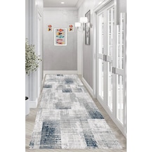 Eliana Home Dijital Baskı Yıkanabilir Kaymaz Taban Salon Halısı Ve Yolluk Rv037-fnl301 Gri
