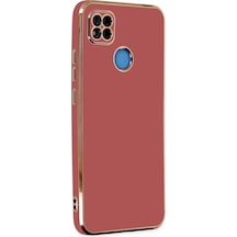 Uryport Xiaomi Redmi 9c Kılıf Volet Silikon - Kırmızı
