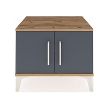 Hyperion Komodin Tek Raflı 2 Kapaklı 60x44x48 Çam-antrasit Çam