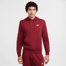 Nike Sportswear Club Fleece Men's Hoodie Bordo