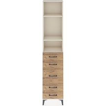 Arges Dolap 3 Raflı 5 Çekmeceli 44x30x221 Aytaşı-çam Aytaşı