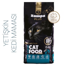 Zampa Plus Somon Etli & Hamsili Premium Yetişkin Kedi İçin Kuru Mama 15 KG