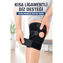 Ayarlanabilir Kısa Ligamentli Dizlik Açık Diz Kapağı Spor Ve Günlük Kullanım - Lisinya