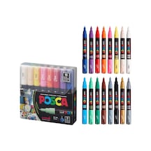 Uni Posca 0.7 Subazlı Boyama Markörü 16'lı