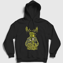 Presmono Unisex Suit Bring Me The Horizon Kapüşonlu Sweatshirt Siyah