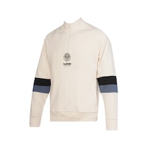 Hummel Hunter Yarım Fermuarlı Sweatshırt 922404-9157 Ekru