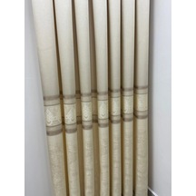 Nivemeshome Ürgüp V-115 Krem 1/3 Pileli Fon Perde Apm 60x280
