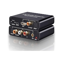 192k Dac Dönüştürücü Çok Fonksiyonlu Ses Dönüştürücü, Hdmı Arc Ses Çıkarıcı Adaptör
