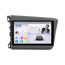 Honda Civic Android Multimedya 2012-2015 Carplay Android Auto Navigasyon Kameralı 4gb Ram 32gb 9"
