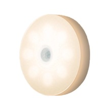 Soulader Usb İle Şarj Edilebilir Hareket Sensörlü Otomatik Gece Lambası Akıllı Led Aydınlatma Sari