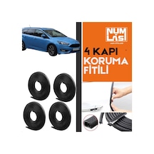 Ford Focus Station Wagon 3.nesil 4 Kapı Koruma Fitili Siyah Renk Numlas-a Kalite-nm2462