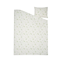 Ikea Barndrom Tek Kişilik Nevresim Takımı 150 X 200 Cm Beyaz - Açık Yeşil Çok Renkli