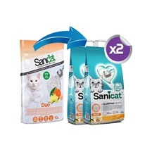 Duo Vanilya Ve Mandalin Kokulu Doğal Kedi Kumu 2x10lt