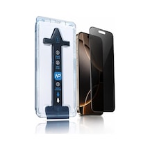 İphone 16 Plus/ 15 Plus İle Uyumlu Yeni Nesil Hayalet Ekran Koruyucu, 45 Gizlilik Cam, Kolay Kurulum Hizalama Aparatlı, Darbe Ve Çizilmeye Dayanıklı Temperli Cam, Tozsuz Uygulama