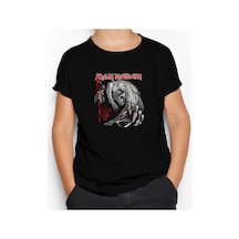 Zepplin Giyim Iron Maiden Scary Zombie Siyah Çocuk Tişört Siyah