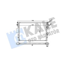 Fiat Marea Motor Radyatoru 1.6 1997-2002 Kale 342230