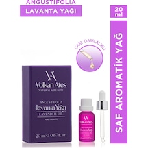 Volkan Ates Natural & Beauty Lavandula Angustifolia Saf Lavanta Yağı Cam Damlalıklı 20 Ml