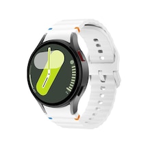 Tcl Movetime Mt42x Mt46x Mt43a Amazfit Gts Bip 20mm Kordon Dekoratif Örgü Çizgili Spor Silikon Kayış