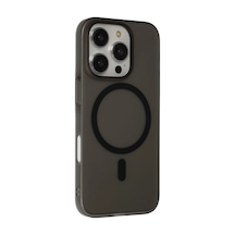 Joko Apple iPhone  Uyumlu  16 Pro Max Tuna Pc Slim Magsafe Kapak - Siyah Çok Renkli