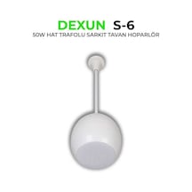 Dexun S-6t Hat Trafolu 50w Sarkıt Tavan Hoparlörü