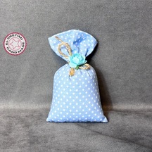 Uretti - Fatma 2142 - El Yapımı Mavi Lavanta Kesesi - 6 X 10 Cm Mavi