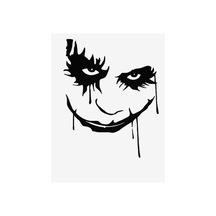 Joker Yüzü Maske 3 Sticker Araba Oto Arma Duvar Çıkartma 20 Cm
