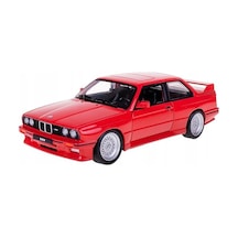 Bburago 1988 Bmw 3 Series M3 1/24 Kırmızı Model Araba