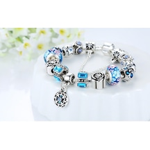 Trend Charm Bileklik, Mavi Charmlı