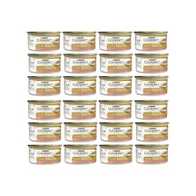 Gourmet Gold Parça Etli Soslu Somonlu Ve Tavuklu Kedi Konservesi 85 Gr X 24 Adet