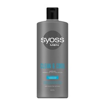 Syoss Men Clean Cool Normal ve Yağlı Saçlar için Şampuan 500 ML