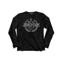Bts Bangtan Boys Junkook 97 Logo 3 Uzun Kollu Tişört (512926820)