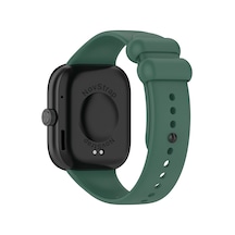 Novstrap Xiaomi Mi Band 8 Pro İle Uyumlu Kordon Kayış Yumuşak Silikon Klasik Kordon