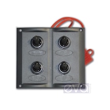 Sealux Switch Panel 4 Lü 100X110Mm Izoleli
