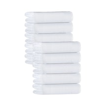 10 Lu Otel Banyo Havlusu %100 Pamuklu 70x150 Cm Beyaz 20/2 Ring 600 Gr Beyaz