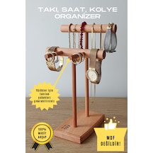 Takı Organizer Ahşap Takı Askısı 25 Cm Takı Standı Yüzük Kolye Askısı Takı Ve Aksesuar Düzenleyici