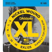 D'addario Exl125 Xl Nickel Serisi Elektro Gitar Tel Seti Super Light Top/regular Bottom - 09-46 - Nickel Wound