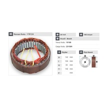 24v Alternatör Statör Bosch  Tipi 100 A 4 Uçlu N11.2686