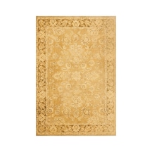 Kartela Halı Lino Halı Jüt Taban Dokuma Halı Hardal Sarısı - 180 X 270 Cm