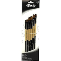 Rich Yeni Seri 02 Kedi Dili 6 Lı Fırça Set 6 11220