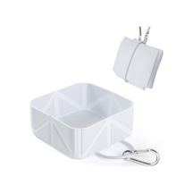 Evcil Hayvanlar İçin Dışarı Çıkarken Kullanılabilecek Katlanabilir Silikon Kase, Taşınabilir Açık Hava Su Kabı, Köpek Mama Kabı Ve Kamp Kasesi