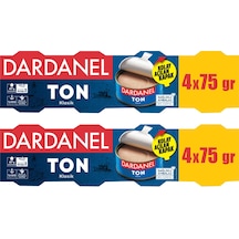 Dardanel Ton Balığı 4x75 Gr Ayçiçek Yağlı X 2 Adet
