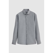 Twn Slim Fit Siyah Armürlü Gömlek 3ef0224562881 Siyah