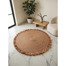 Nakkaş Home 120x120 Jüt Yuvarlak Kilim