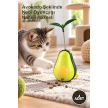4 Adet Avokado Şeklinde Kedi Oyuncağı Naneli Hazneli