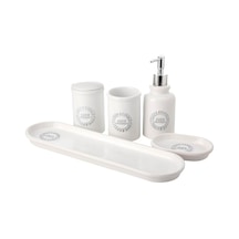 Concept Barnes 5'li Kutulu Banyo Seti Vintage Siyah