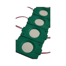 12 Volt 2.4 Watt Tekli Su Geçirmez Modül Led Yeşil (10 Adet)