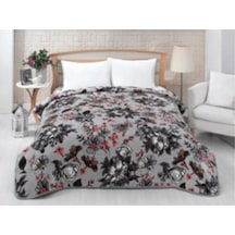 Mink Lacasa Lüks Vizon Tek Kişilik 1095 Gri Battaniye 160X220
