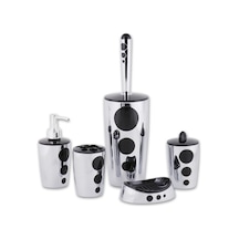 Flora Punto Banyo Seti Krom 5 Parça F326 Krom