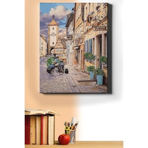 Webstyle Sayılarla Boyama Seti Kasnaklı Bavyera'da Bir Sokak 40 X 50 Cm